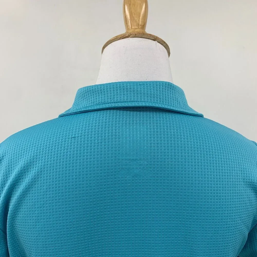 The North Face Flight Series Polo Shirt Womens S Small Blue Short Sleeve 1/4 Zip - Picture 8 of 14
